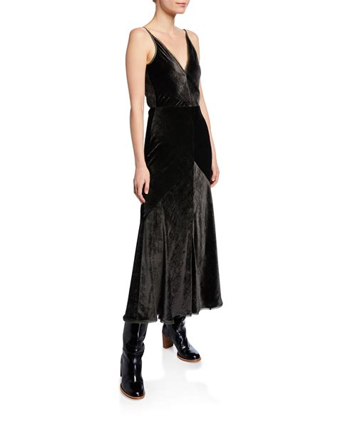 gabriela hearst velvet dress